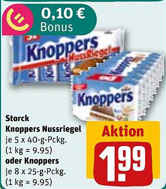 Storck Knoppers Nussriegel 5 x 40-g-Packung