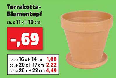 Terrakotta-Blumentopf