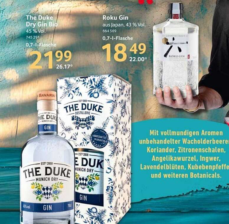 The Duke Dry Gin Bio 0,7-l-Flasche