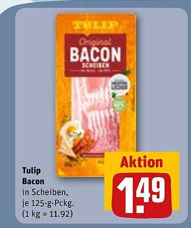 Tulip Bacon in Scheiben, je 125-g-Pckg.
