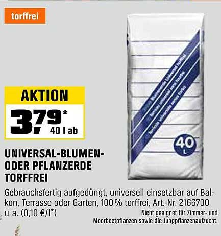 UNIVERSAL-BLUMEN-ODER PFLANZERDE TORFFREI