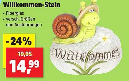 Willkommen-Stein