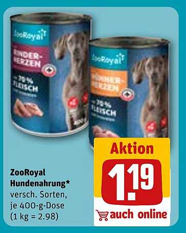 ZooRoyal Hundenahrung - verschiedene Sorten