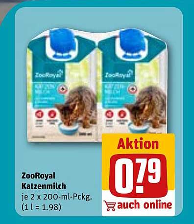 ZooRoyal Katzenmilch 2 x 200 ml-Packung