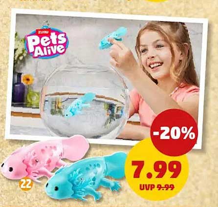 ZURU Pets Alive – Interaktive Plüschfische für kinderfreundlichen Spaß