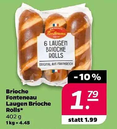 6 Laugen Brioche Rolls von Brioche Fonteneau