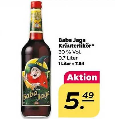 Baba Jaga Kräuterlikör - 30 % Vol, 0,7 Liter