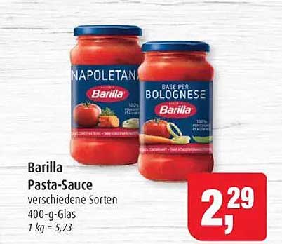 Barilla Pasta-Sauce verschiedene Sorten 400-g-Glas