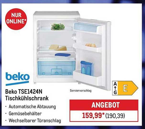 Beko TSE1424N Tischkühlschrank