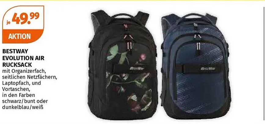 BESTWAY EVOLUTION AIR RUCKSACK