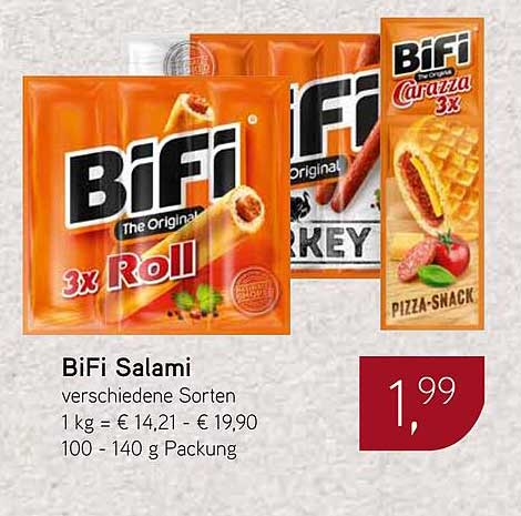 BiFi Salami verschiedene Sorten