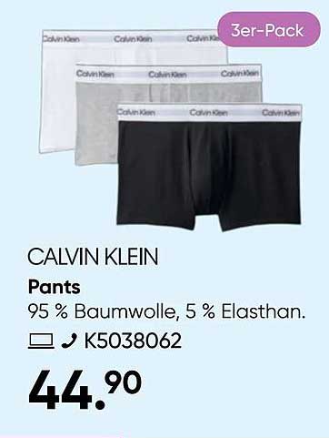 CALVIN KLEIN Pants 3er-Pack