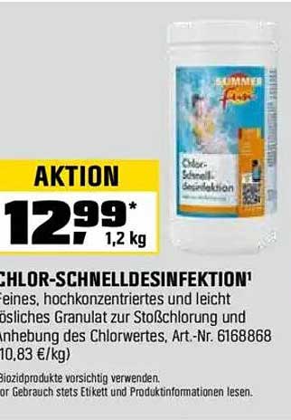 CHLOR-SCHNELLDESINFEKTION 1,2 kg