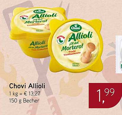 Chovi Allioli - Der genussvolle Dip mit mediterranem Flair