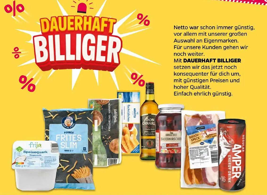 DAUERHAFT BILLIGER – Überzeugende Angebote bei NETTO
