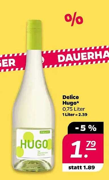 Delice Hugo* 0,75 Liter