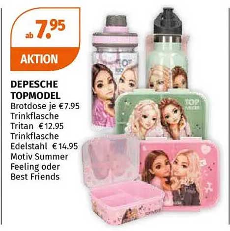 DEPESCHE TOPMODEL - Brotdose und Trinkflaschen Aktion