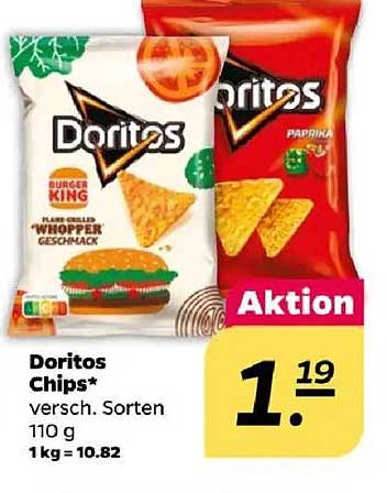 Doritos Chips* versch. Sorten 110 g