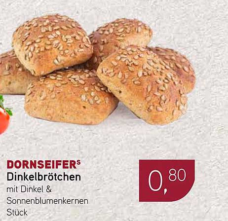 DORNSEIFER® Dinkelbrötchen mit Dinkel & Sonnenblumenkernen Stück