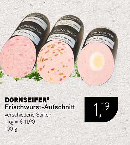 DORNSEIFER Frischwurst-Aufschnitt verschiedene Sorten