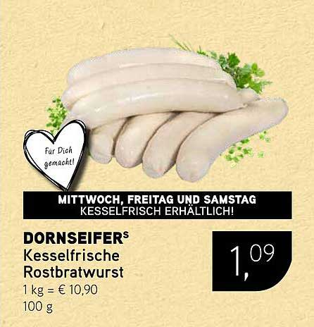 DORNSEIFER® Kesselfrische Rostbratwurst