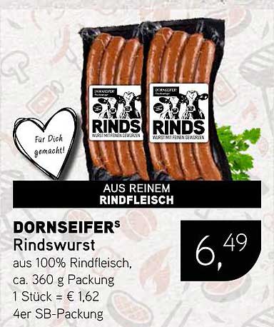 DORNSEIFER® Rindswurst aus 100% Rindfleisch