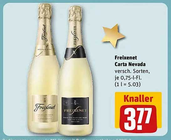 Freixenet Carta Nevada verschiedene Sorten, je 0,75-l-Fl.