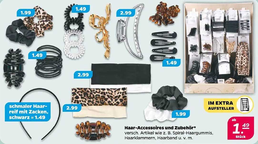 Haar-Accessoires und Zubehör - Verschiedene Artikel ab 1,49 €
