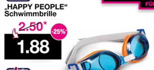 "HAPPY PEOPLE" Schwimmbrille