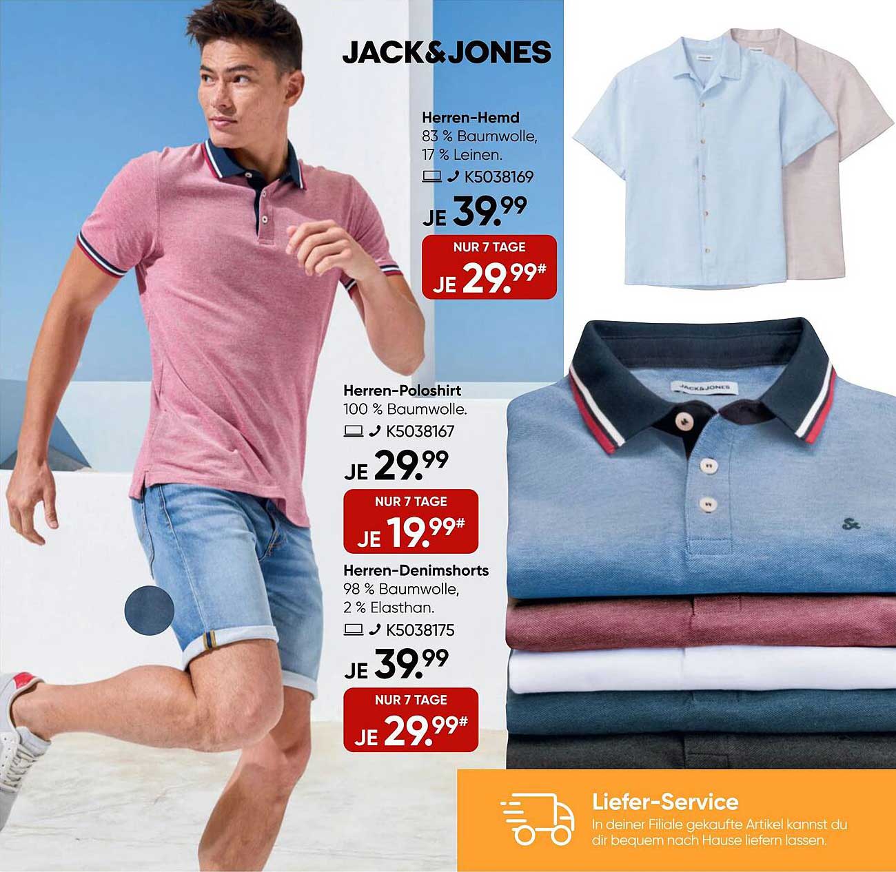 Herren-Poloshirt von JACK&JONES - Jetzt nur 19,99 €!