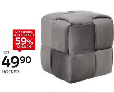 Hocker mit Freundschaftskarte - 59% sparen
