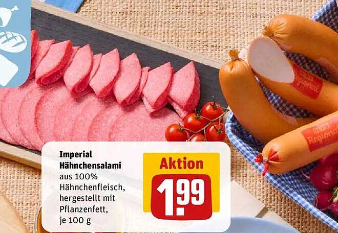 Imperial Hähnchensalami aus 100% Hähnchenfleisch