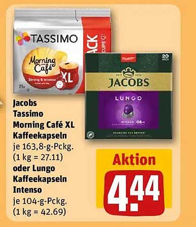 Jacobs Tassimo Morning Café XL Kaffeekapseln