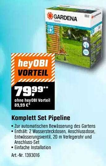 Komplett Set Pipeline