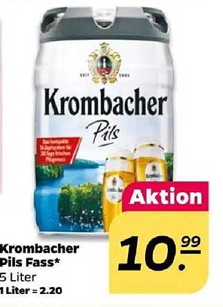 Krombacher Pils Fass 5 Liter