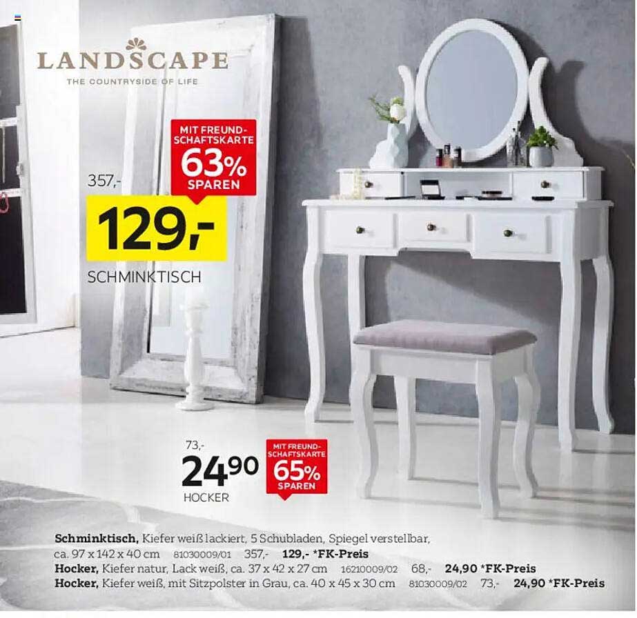 LANDSCAPE Schminktisch