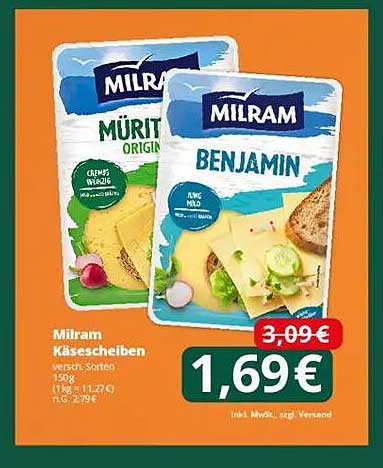 Milram Käse­scheiben – Lecker und Vielseitig!