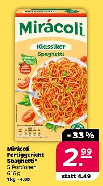 Mirácoli Fertiggericht Spaghetti