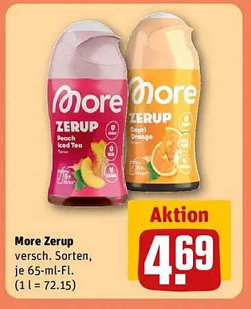 More Zerup – Verschiedene Sorten, je 65-ml-Fl.