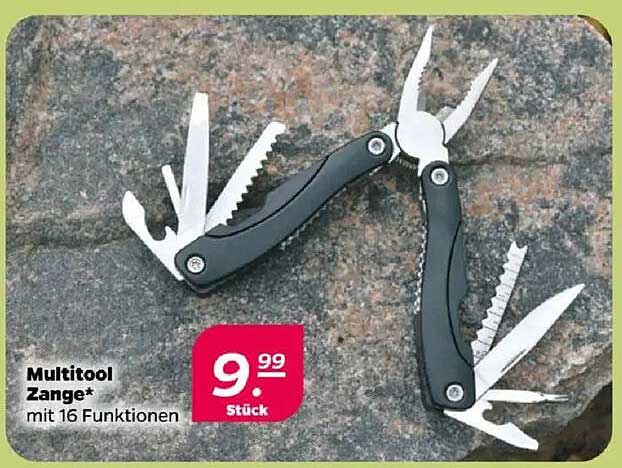 Multitool Zange* mit 16 Funktionen