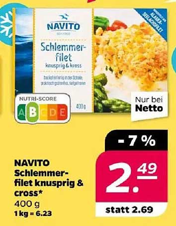 NAVITO Schlemmerfilet knusprig & cross 400 g