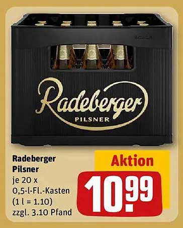 Radeberger Pilsner 20 x 0,5-Liter-Kasten