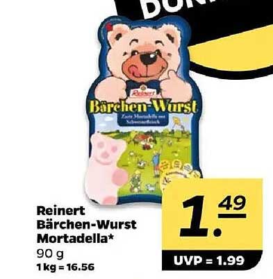 Reinert Bären-Wurst Mortadella 90 g