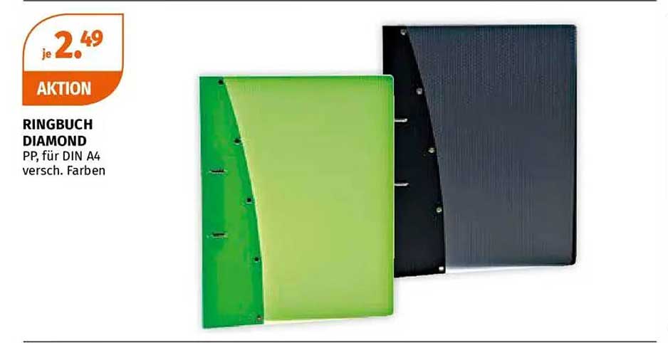 RINGBUCH DIAMOND - PP, für DIN A4