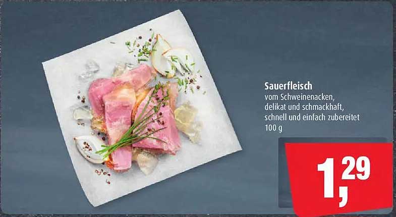 Sauerfleisch vom Schweinenacken - Delikat und Schmackhaft