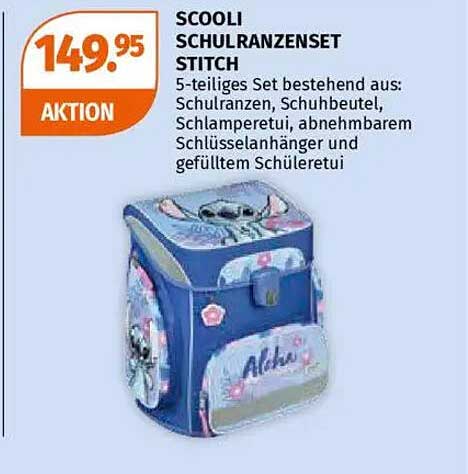 SCOOLI SCHULRANZENSET STITCH