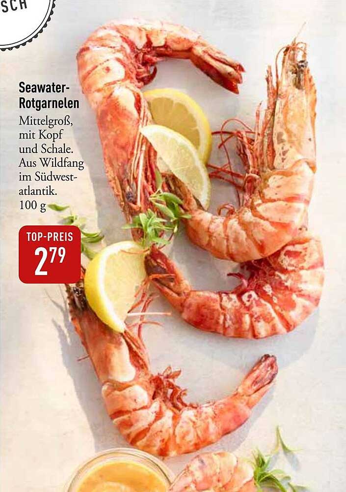 Seawater-Rotgarnelen 100 g