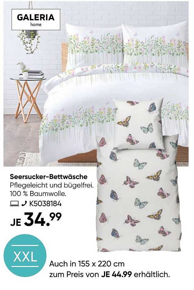 Seersucker-Bettwäsche