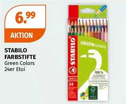 STABILO FARBSTIFTE Green Colors 24er Etui