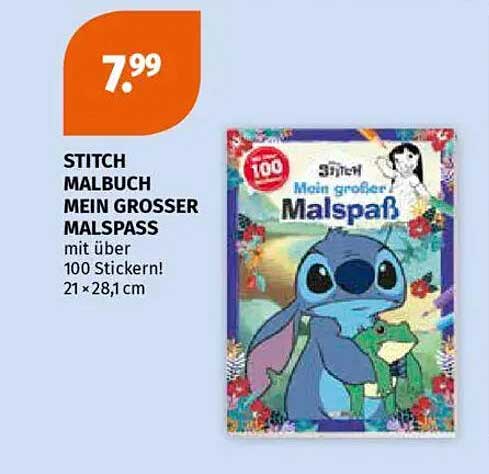 STITCH MALBUCH - MEIN GROSSER MALSPAß